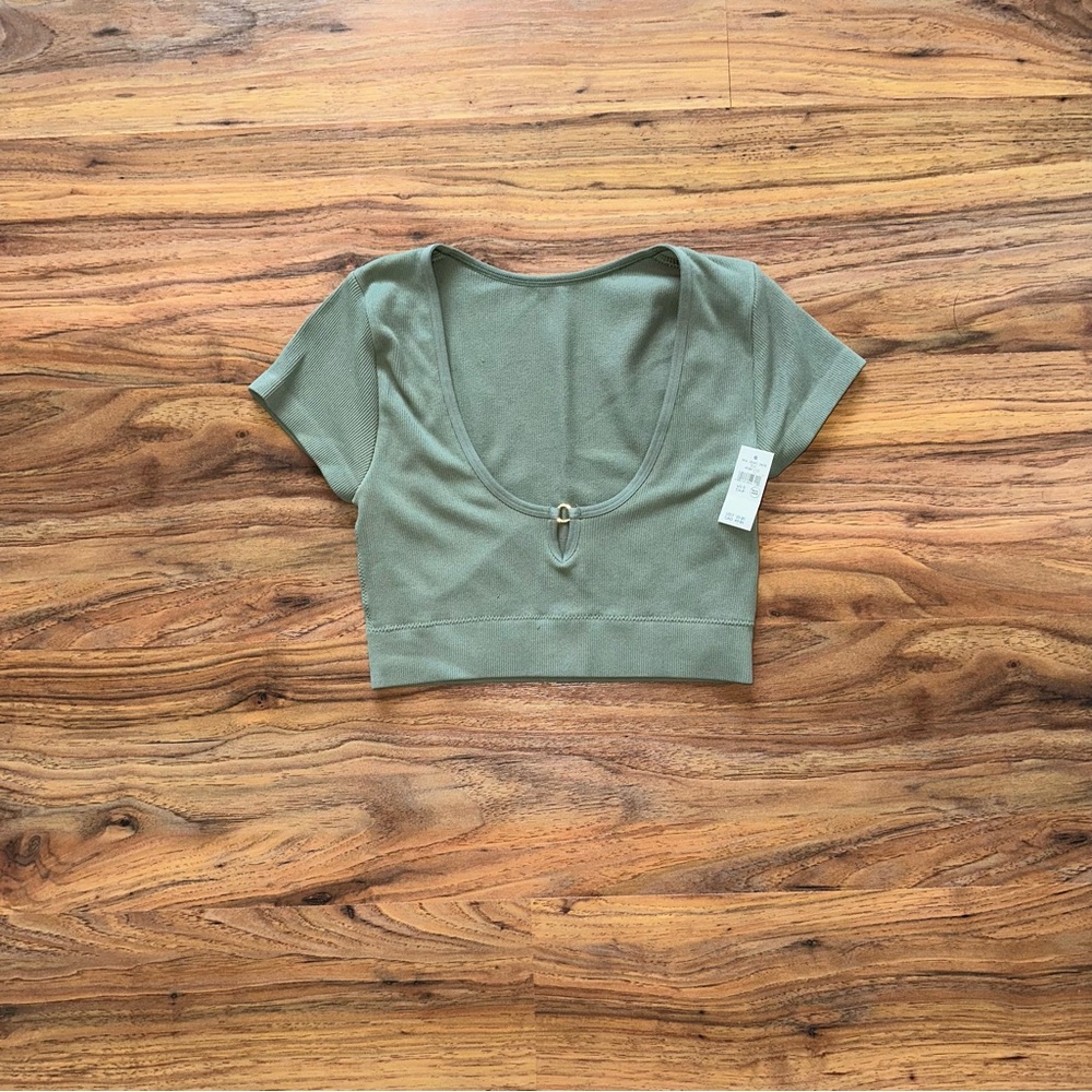 NWT aerie Green Ring Bralette Top
